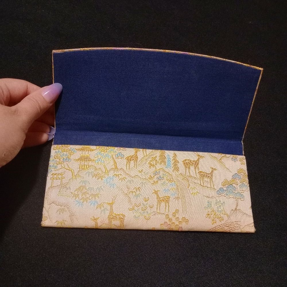 Vintage brocade wallet